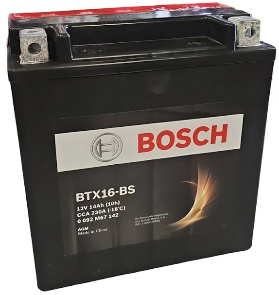 Batería Bosch BTX16-BS