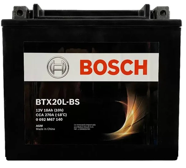 Batería Bosch BTX20L-BS