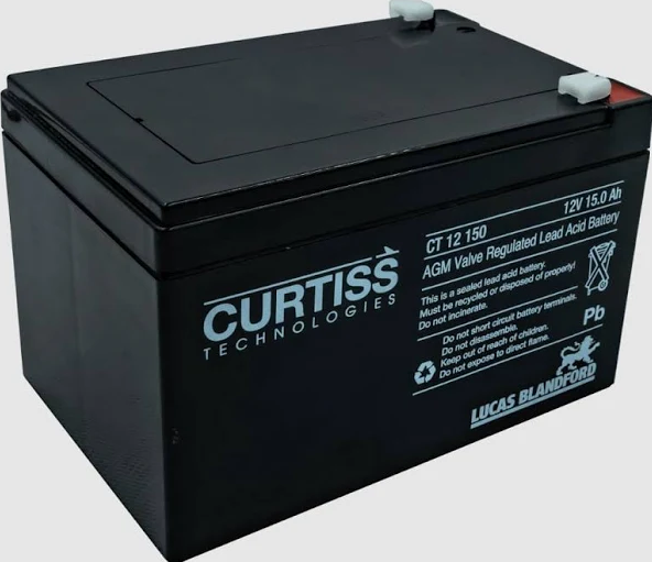 Batería Curtiss 12v15AH